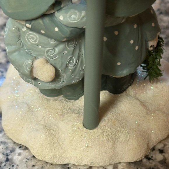 Crazy Mountain Snowman Tea Light Candle Holder - Green - Picture 12 of 15